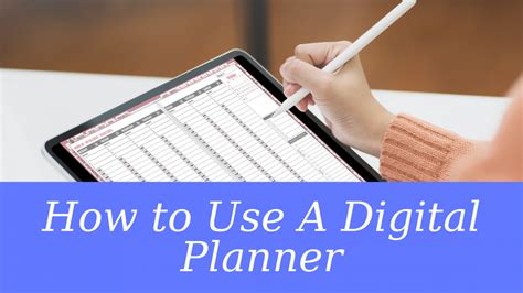 Digital Planner How To Use