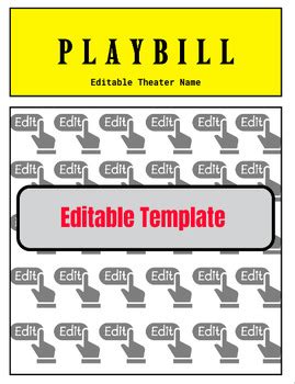 digital playbill maker