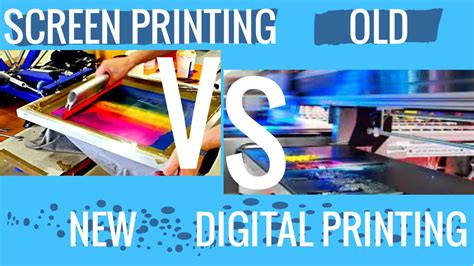 digital printing vs screen printing