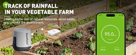 Digital Rain Gauge With App