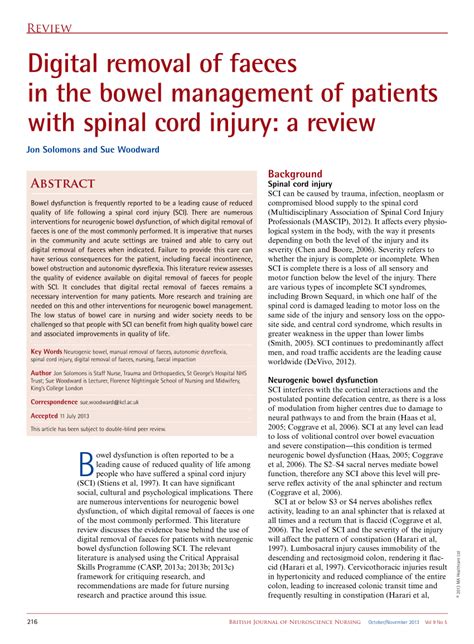 digital removal of faeces