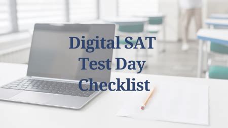 digital sat checklist