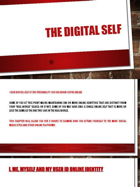 digital self in understanding the self pdf