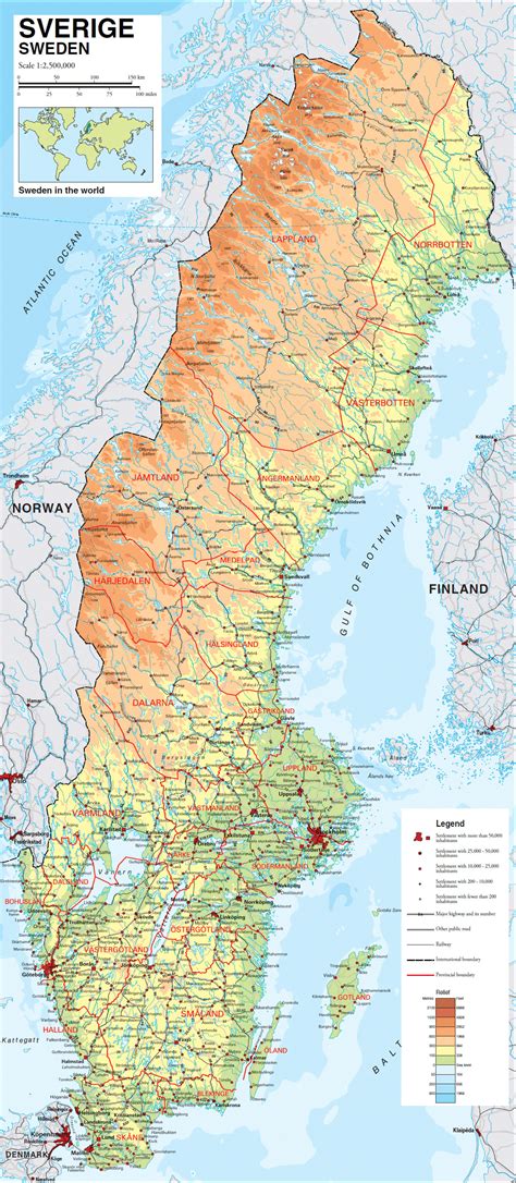 Sweden Map Google