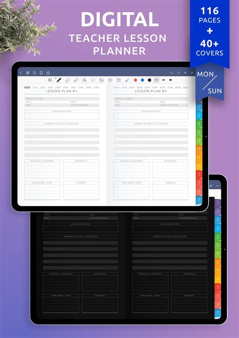 Digital Teacher Lesson Planner