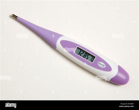 Digital Thermometer Reading In Centigrade