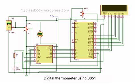 Digital Thermometer Using 8051 Microcontroller Ppt