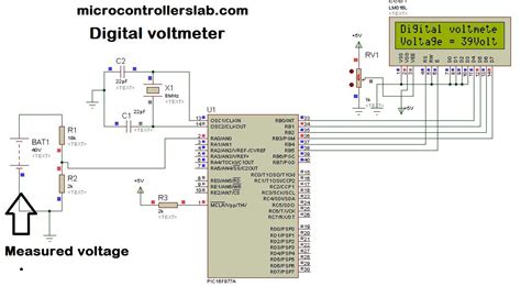 Digital Voltmeter Using Pic Microcontroller
