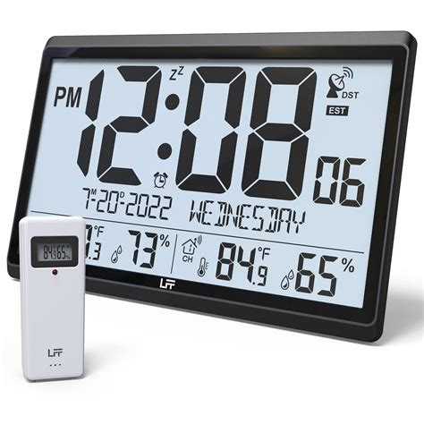Digital Wall Clock Battery Operated Amazon