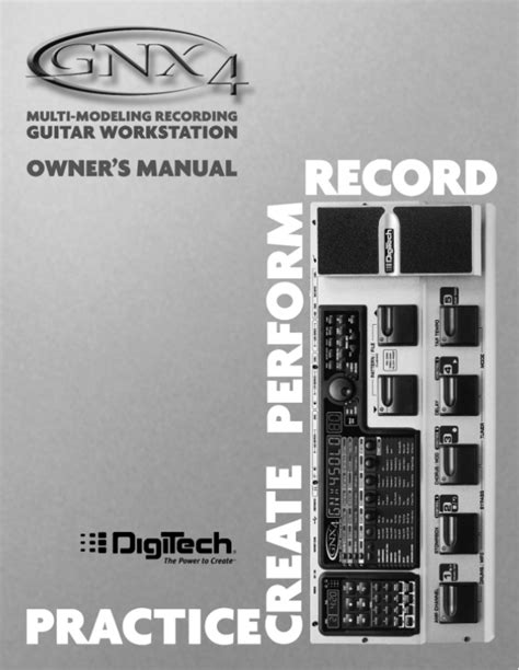 Digitech Gnx4 Manual Pdf
