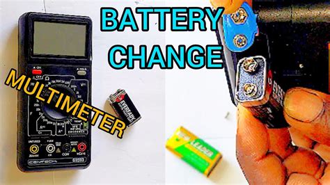 Digitor Multimeter Battery Replacement