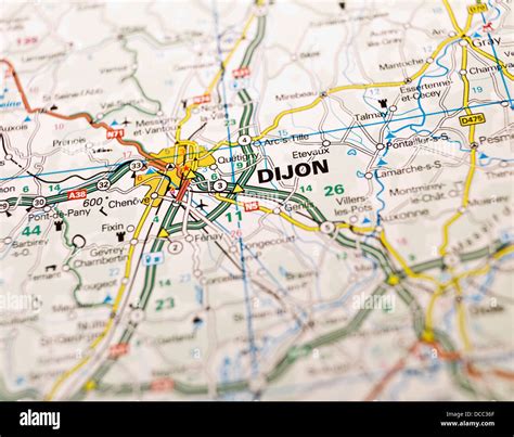 Dijon Neighborhood Map