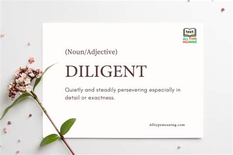 Diligent Development Meaning