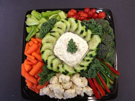 Dill Dip Vegetable Tray