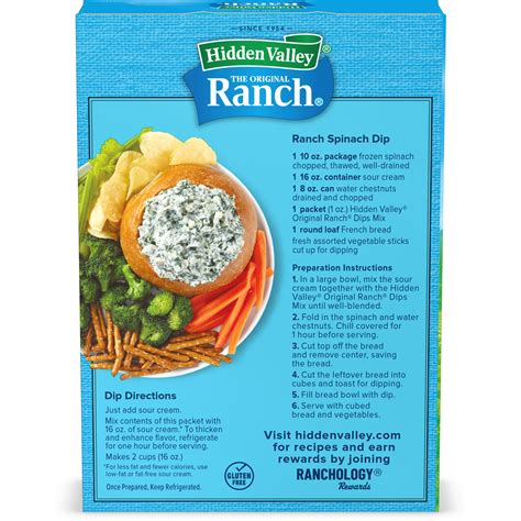 Dill Dip With Ranch Packet
