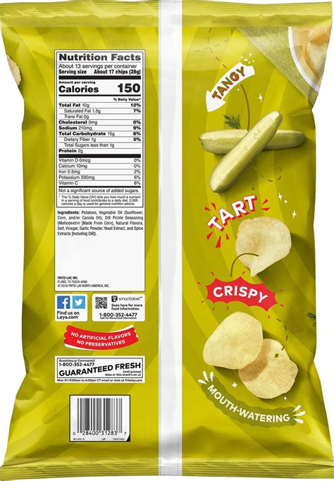 Dill Pickle Chips Label