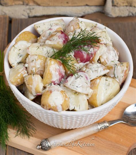 Dill Sauce Potatoes