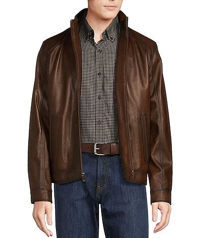 dillard's leather jacket