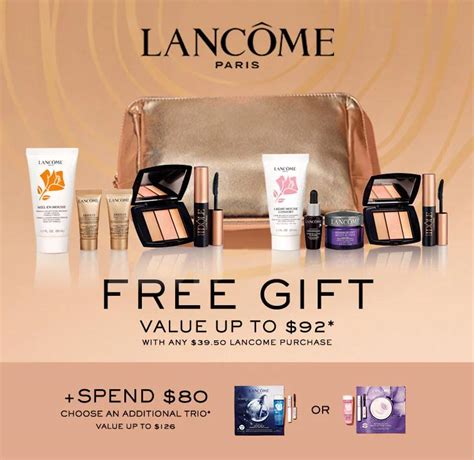 dillards lancome free gift with purchase 2023
