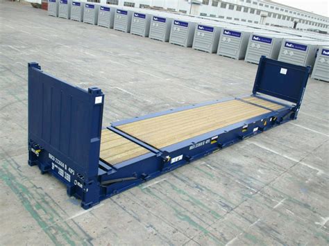 dimensi kontainer 40 feet flat rack