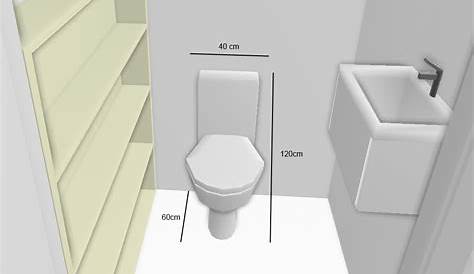 Dimension Lavabo Wc De WC, Taille Idéale Et Taille Minimum ConsoLife