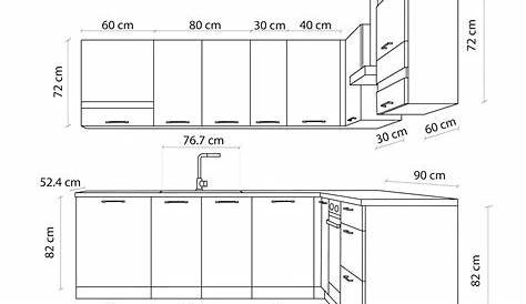 Dimensions meuble d’angle cuisine Table de lit