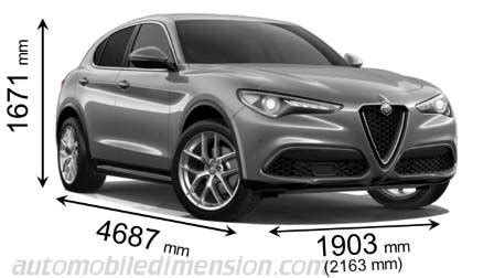 dimension alfa romeo stelvio