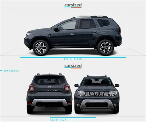 dimension dacia duster 2017