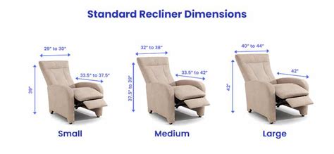 dimensions of a recliner chair
