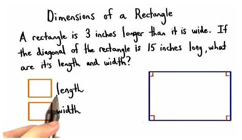 Dimensions Of Rectangle