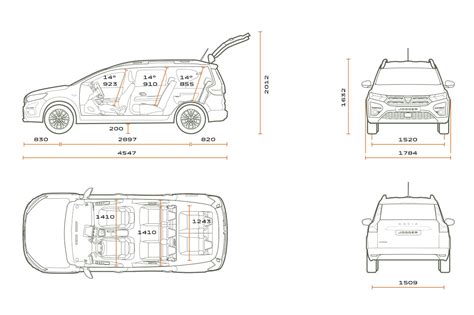 dimensions du jogger dacia