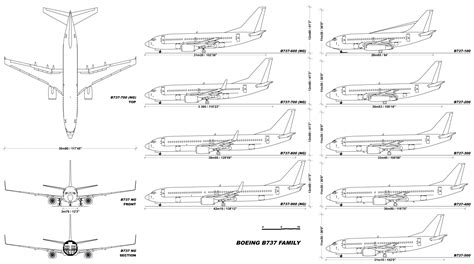 dimensions of a 737