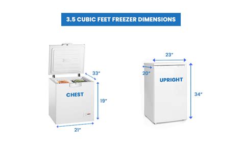 Dimensions Of A Deep Freezer