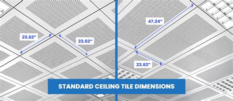 Dimensions Of Ceiling Tiles