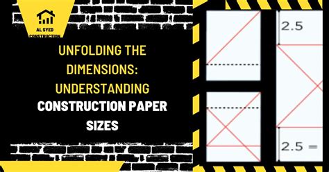 Dimensions Of Construction Paper