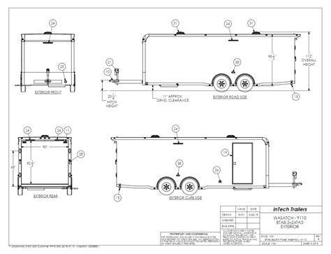 Dimensions Of Enclosed Trailer