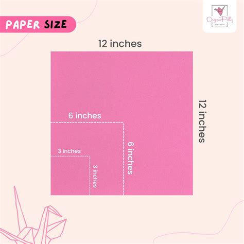 Dimensions Of Origami Paper