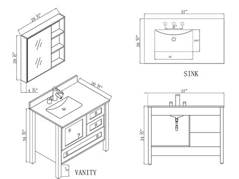 Dimensions Vanity Cabinet
