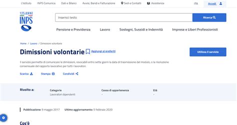 dimissioni online come fare