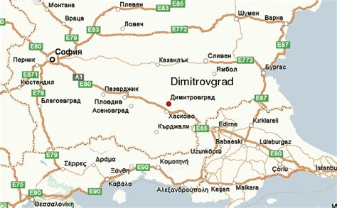 dimitrovgrad bulgaria map