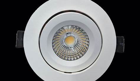 8W Dimmable LED Fire Rated Tilt Downlight Warm White 3000K