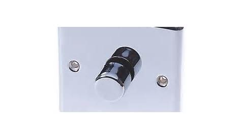 Dimmer Switch For Led Lights Screwfix Lightwaverf 1 Gang 250w Stainless Steel es Sockets Com Mood Light