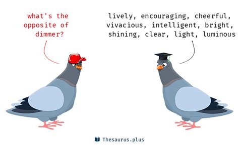 Dimmer Antonym Meaning