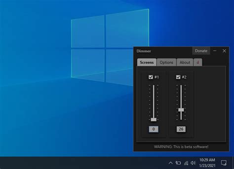 Dimmer App Windows