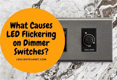 Dimmer Flickering Lights