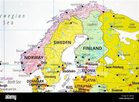 dinamarca noruega y suecia