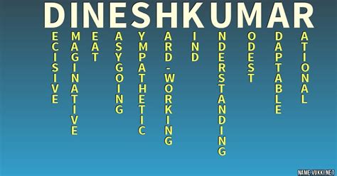 dinesh kumar name meaning