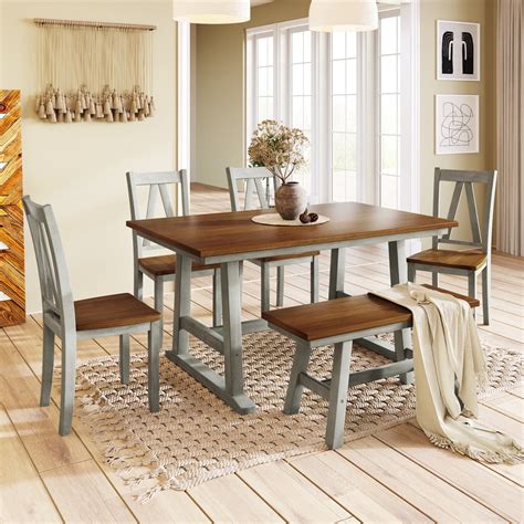 Dinette set with bench multi-functional