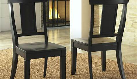 Safavieh Riley Black Wood Dining Chair (Set of 2)AMH8500BSET2 The