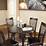 Dining Room Table Sets of 4 People, URHOMEPRO 5 Piece Wood Dining Set
